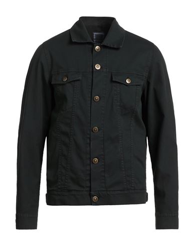 Havana & Co. Man Jacket Dark Green Size 40 Cotton, Polyester, Elastane