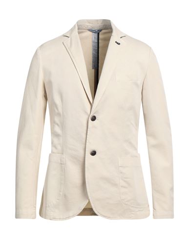 Mason's Man Blazer Cream Size 46 Linen, Cotton, Elastane In White