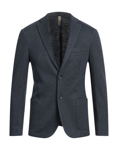 Asfalto Man Suit Jacket Midnight Blue Size 38 Virgin Wool, Acrylic, Polyester, Cotton