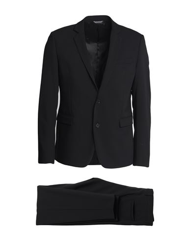 Hilton Man Suit Black Size 46 Polyester, Viscose, Elastane