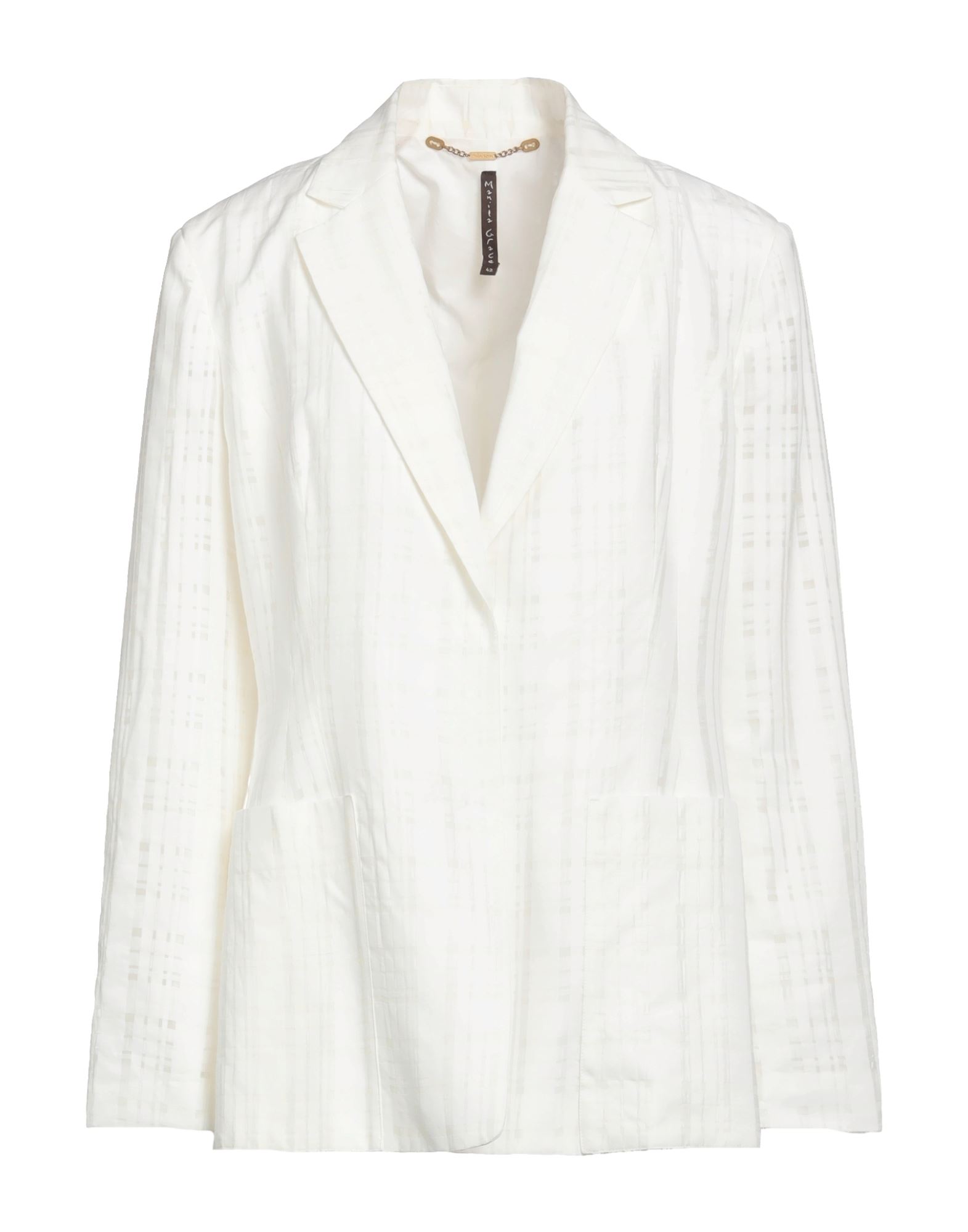 Manila Grace Suit Jackets In White