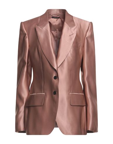 Woman Blazer Blush Size 4 Polyurethane, Viscose