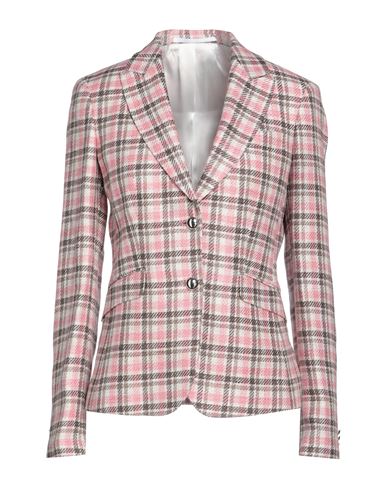 Abseits Woman Suit Jacket Pink Size 00 Linen, Virgin Wool