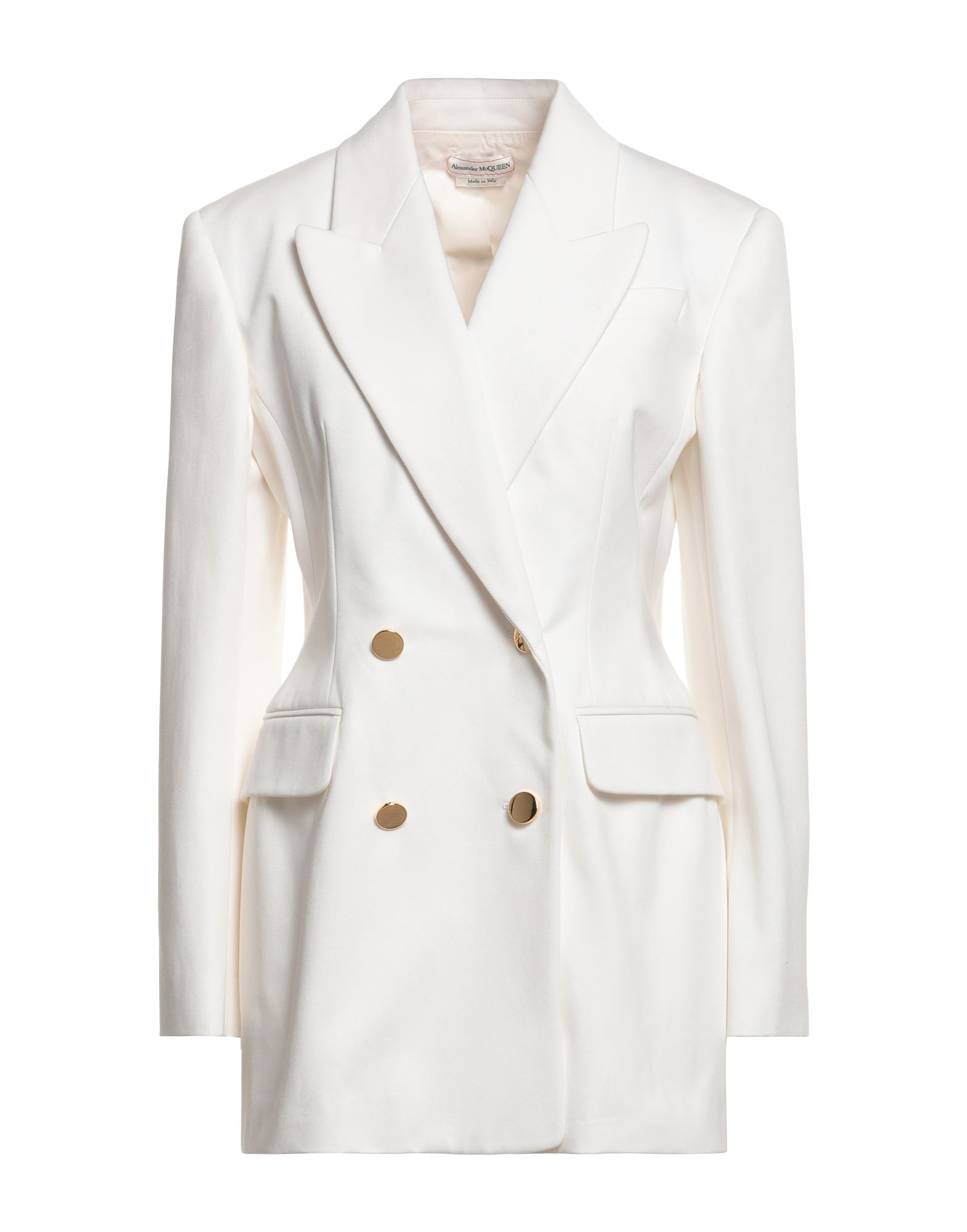 Alexander Mcqueen Suit Jackets In White