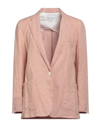 Forte Forte Forte_forte Woman Blazer Camel Size 3 Linen, Cotton, Polyester In Sand