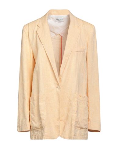Forte Forte Forte_forte Woman Blazer Apricot Size 0 Linen, Cotton, Polyester In Orange