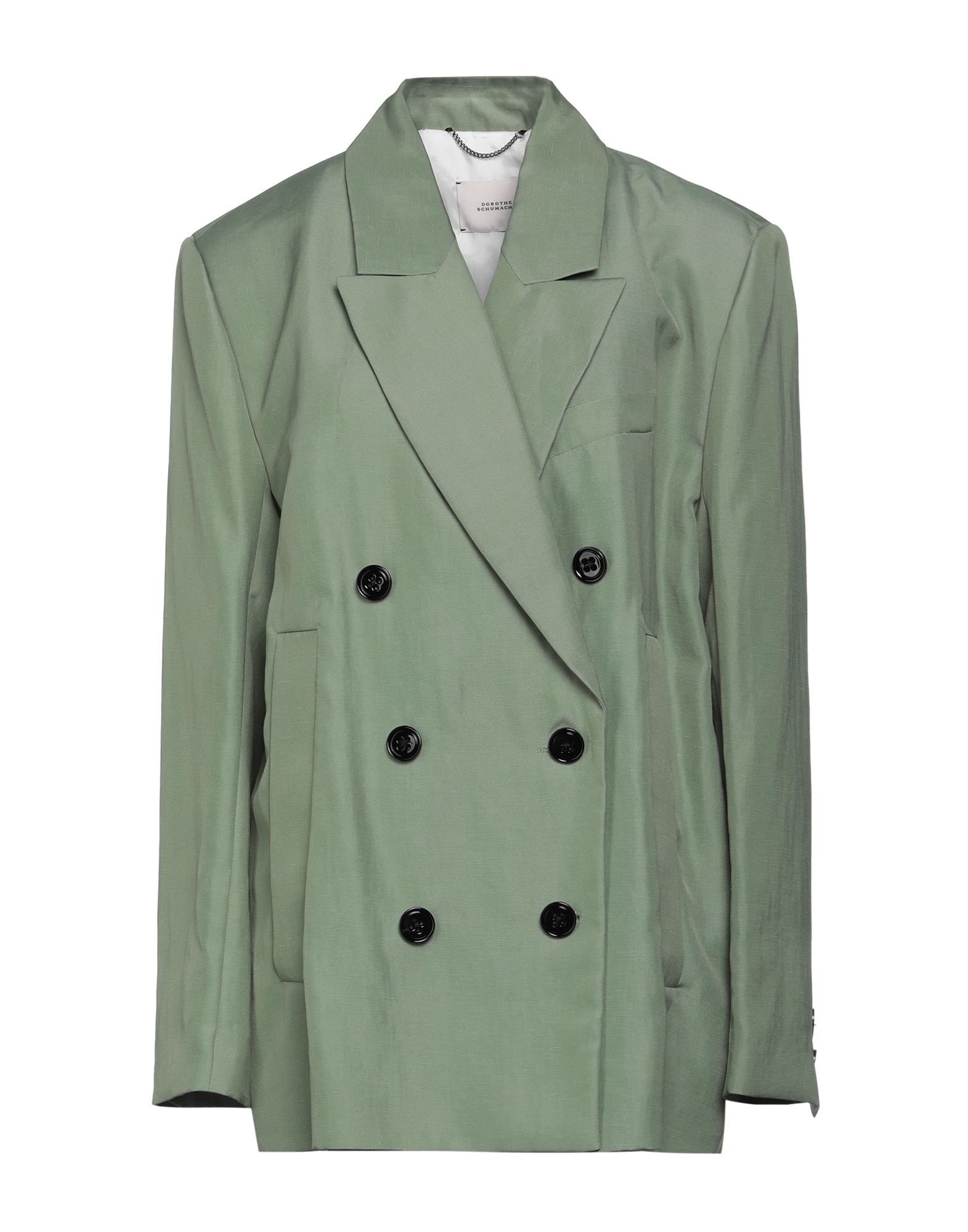 Dorothee Schumacher Suit Jackets In Sage Green