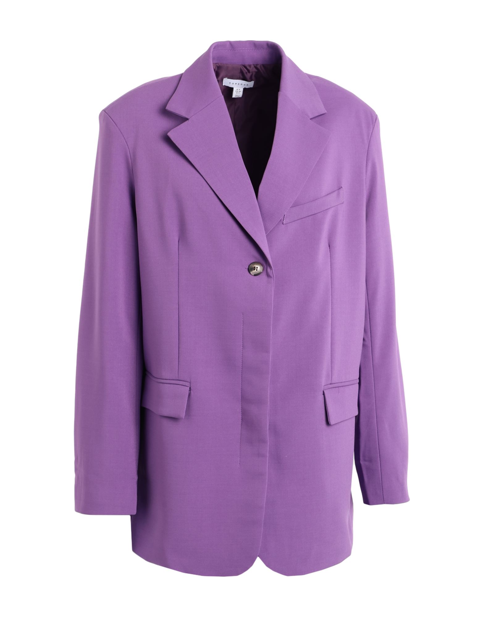 Topshop Suit Jackets In Purple
