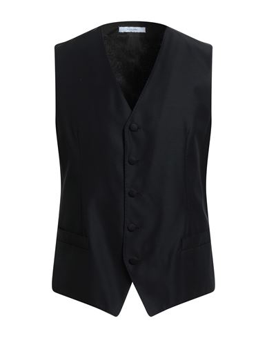Futuro Man Tailored Vest Black Size 40 Viscose, Virgin Wool