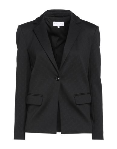 Woman Blazer Black Size M Polyester, Elastane