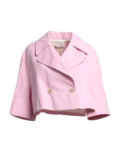Pdr Phisique Du Role Woman Suit Jacket Pink Size 00 Cotton, Linen