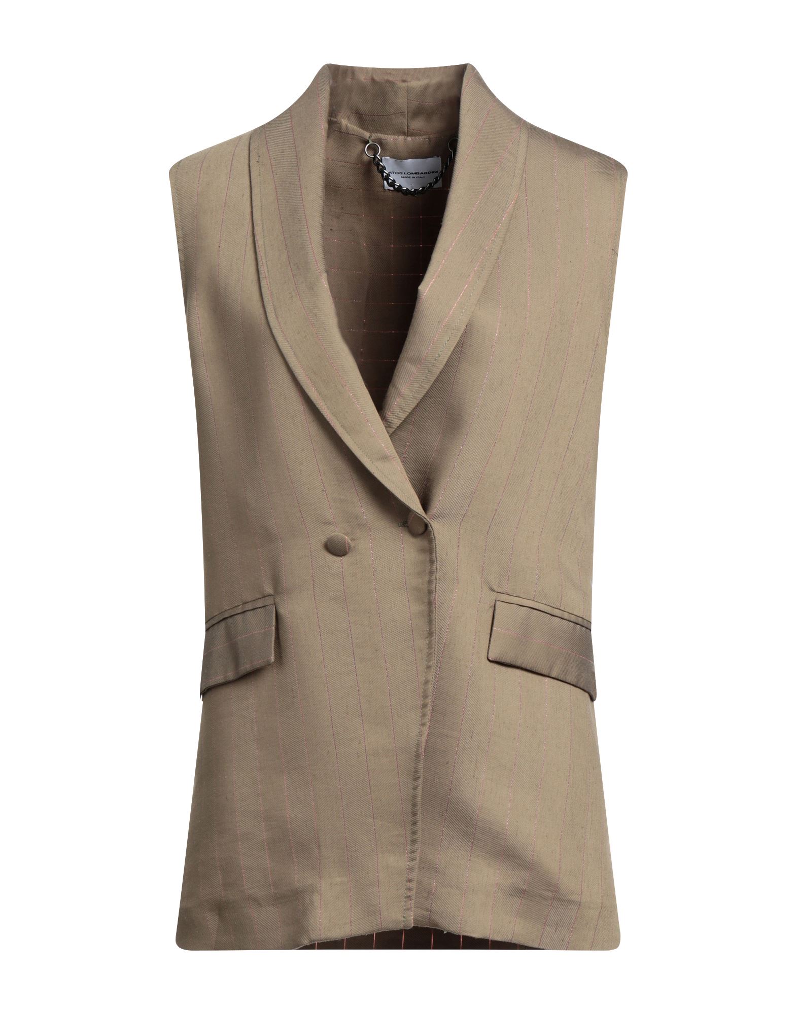 Atos Lombardini Suit Jackets In Sage Green