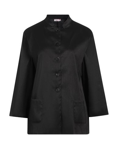 Shop Rossopuro Woman Blazer Black Size L Polyester, Nylon, Elastane