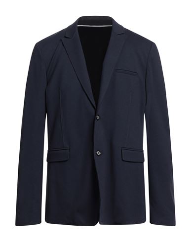 Paolo Pecora Man Suit Jacket Midnight Blue Size 40 Viscose, Polyamide, Elastane
