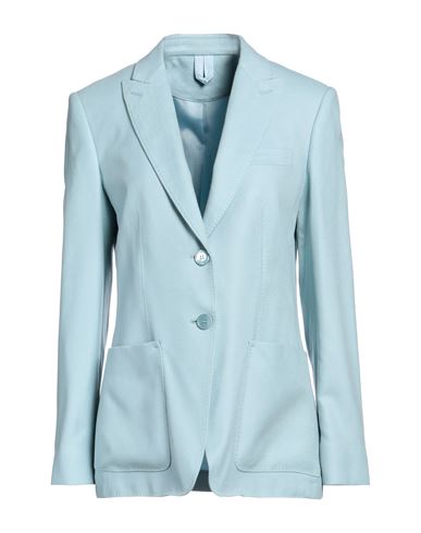 Max Mara Woman Suit Jacket Sky Blue Size 10 Cashmere