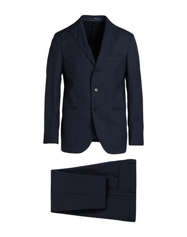 Giampaolo Man Suit Midnight Blue Size 40 Virgin Wool