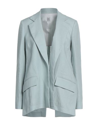 Eleventy Woman Suit Jacket Sky Blue Size 0 Linen