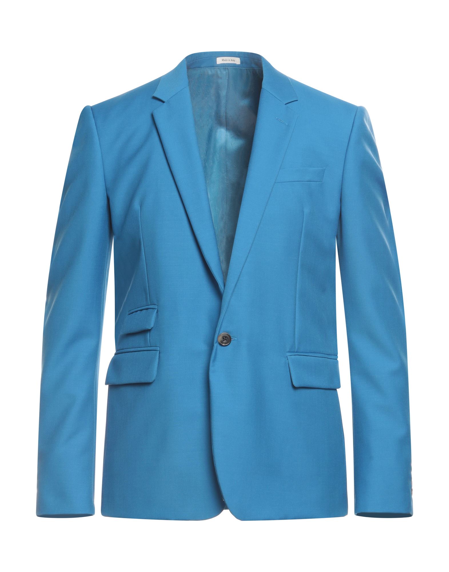 Alexander Mcqueen Suit Jackets In Blue