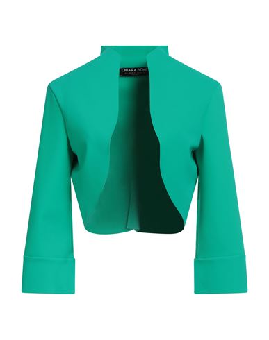 Chiara Boni La Petite Robe Woman Jacket Emerald Green Size 6 Polyamide, Elastane In Green