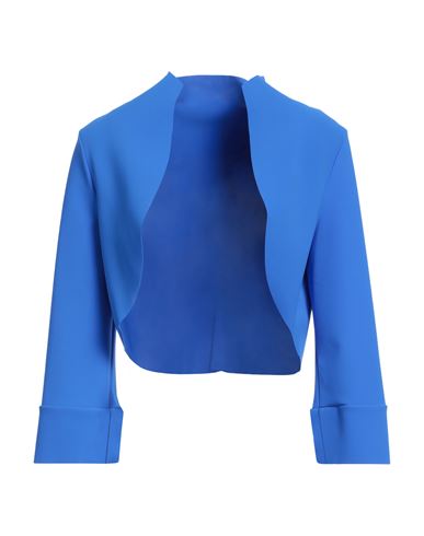 Chiara Boni La Petite Robe Woman Jacket Bright Blue Size 8 Polyamide, Elastane In Blue