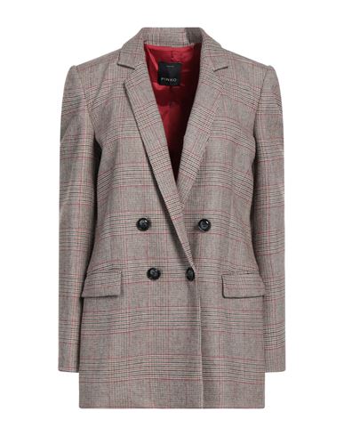 Pinko Woman Suit Jacket Pastel Blue Size 10 Polyester, Viscose, Elastane In Beige