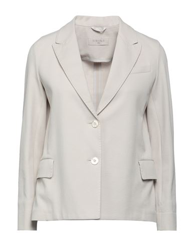 Circolo 1901 Woman Suit Jacket Light Grey Size 8 Cotton, Elastane