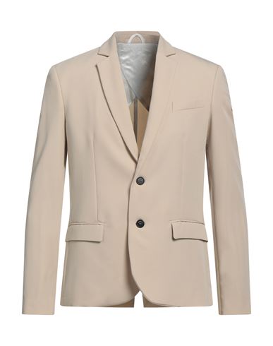 Imperial Man Suit Jacket Beige Size M Polyester, Viscose, Elastane
