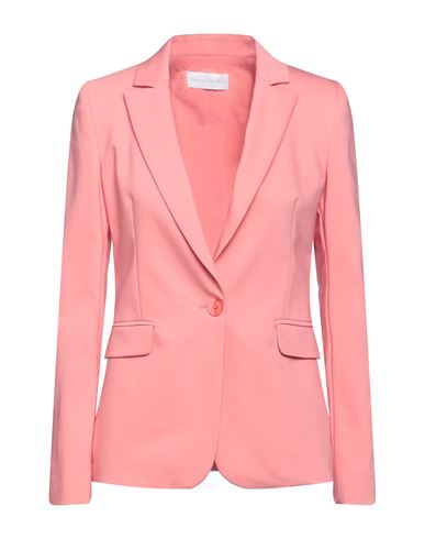 Diana Gallesi Woman Suit Jacket Pink Size 8 Cotton, Polyamide, Elastane
