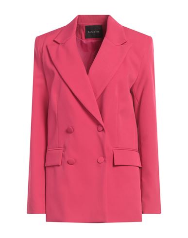 Actualee Woman Blazer Fuchsia Size 10 Polyester, Elastane