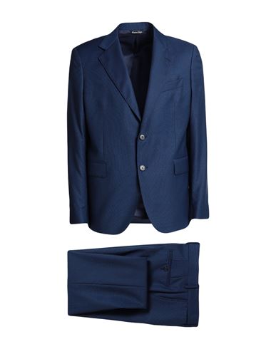 Shop Brian Dales Man Suit Blue Size 42 Wool