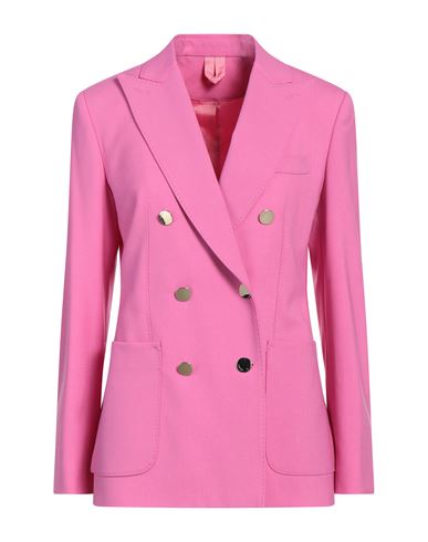 Shop Max Mara Woman Blazer Pink Size 8 Virgin Wool, Mohair Wool, Elastane