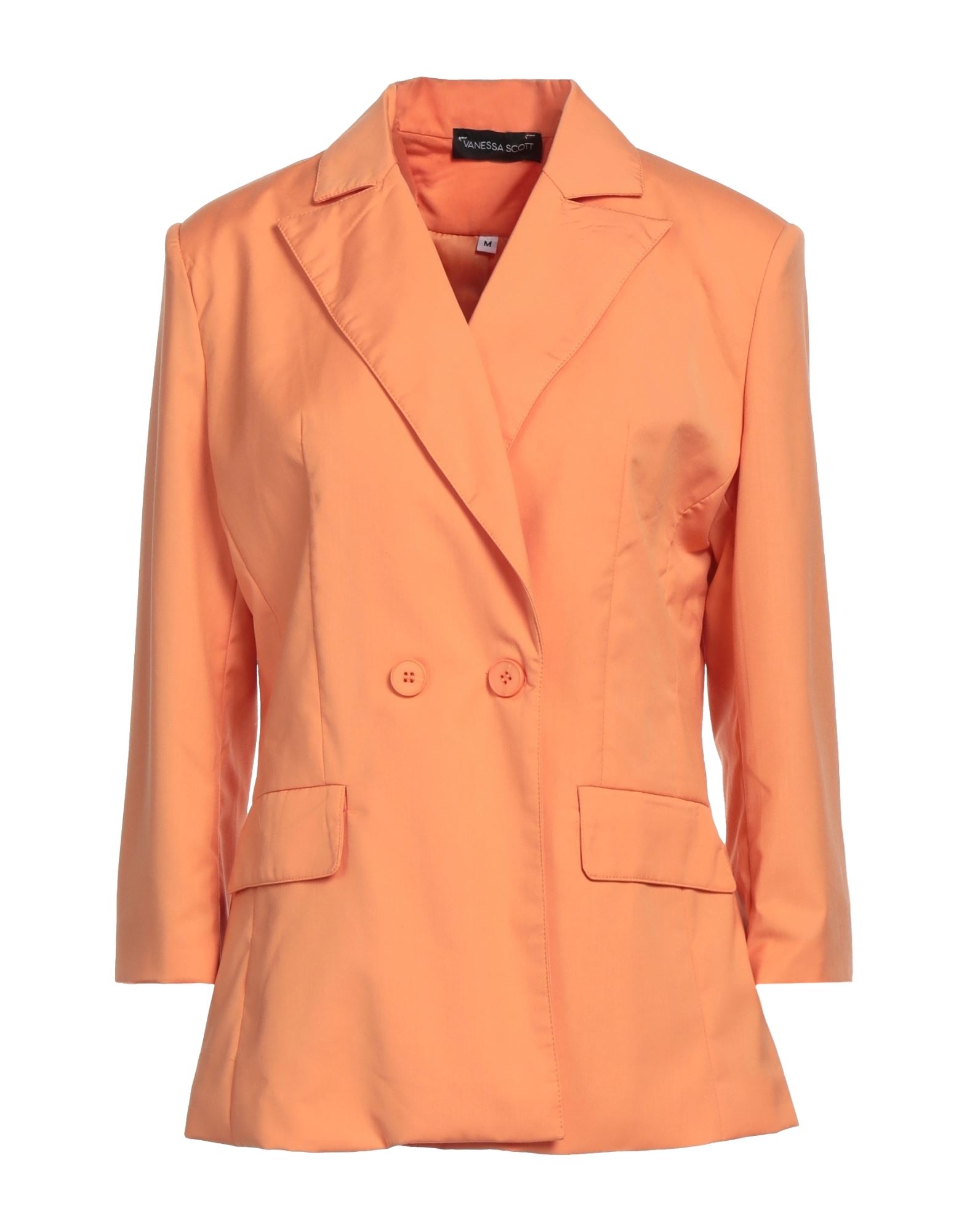 Vanessa Scott Suit Jackets In Orange