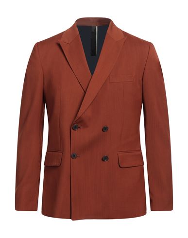 Low Brand Man Suit Jacket Brown Size 4 Virgin Wool