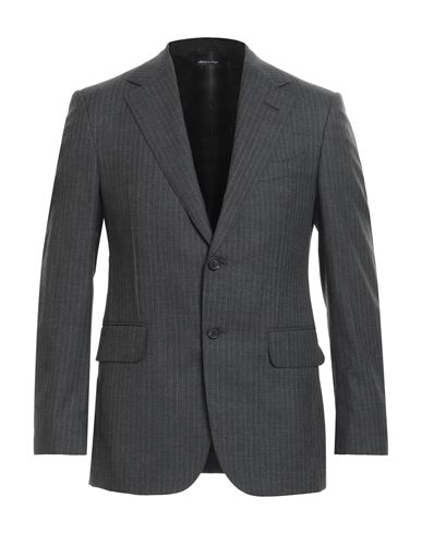 Shop Dunhill Man Blazer Grey Size 38 Wool