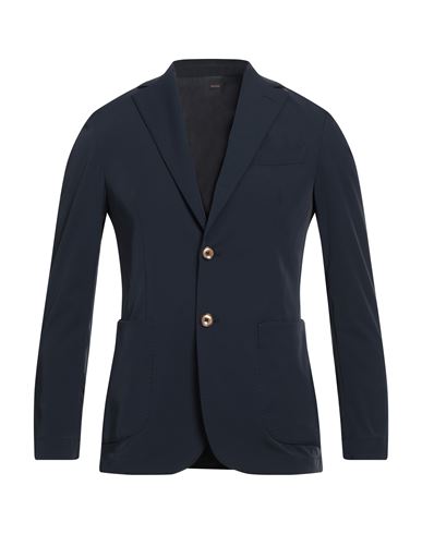 Suithomme Man Blazer Midnight Blue Size 46 Polyamide, Elastane In Blue