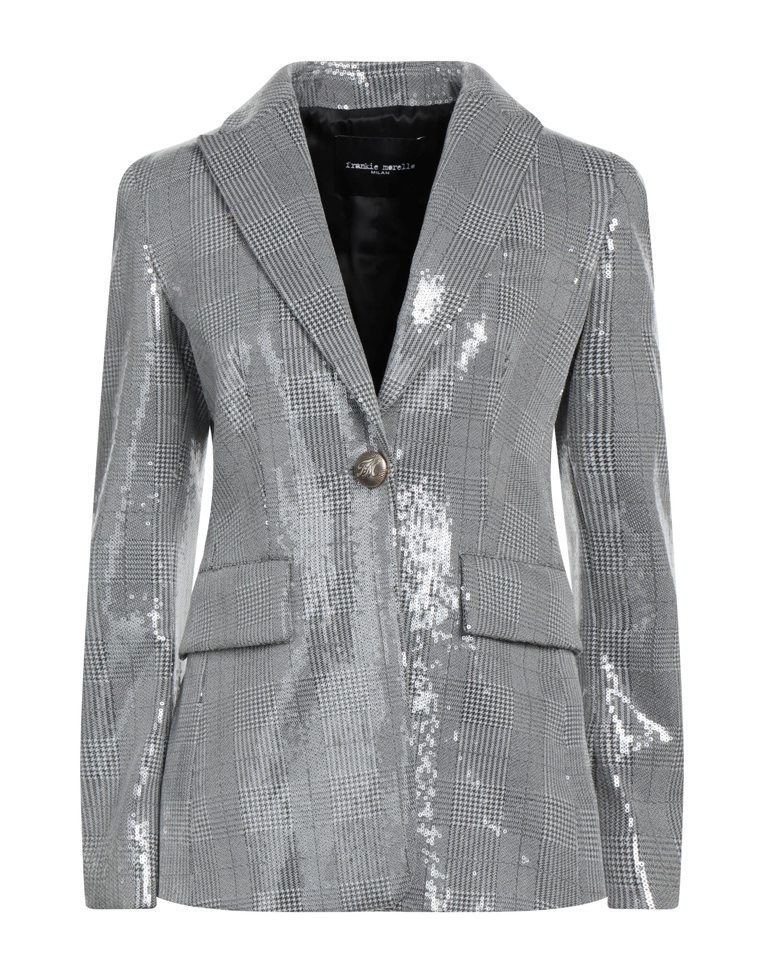 Frankie Morello Suit Jackets In Grey