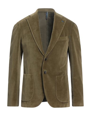At. p.co Man Blazer Ivory Size 44 Polyester, Elastane
