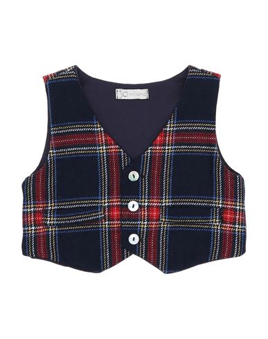J.o. Milano Babies' J. O. Milano Newborn Boy Tailored Vest Midnight Blue Size 3 Polyester, Wool
