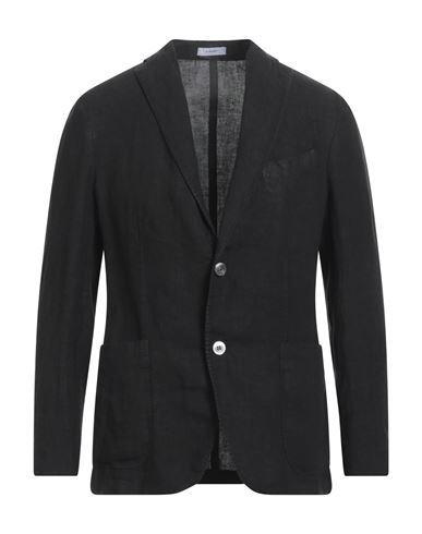 Boglioli Man Suit Jacket Black Size 40 Linen