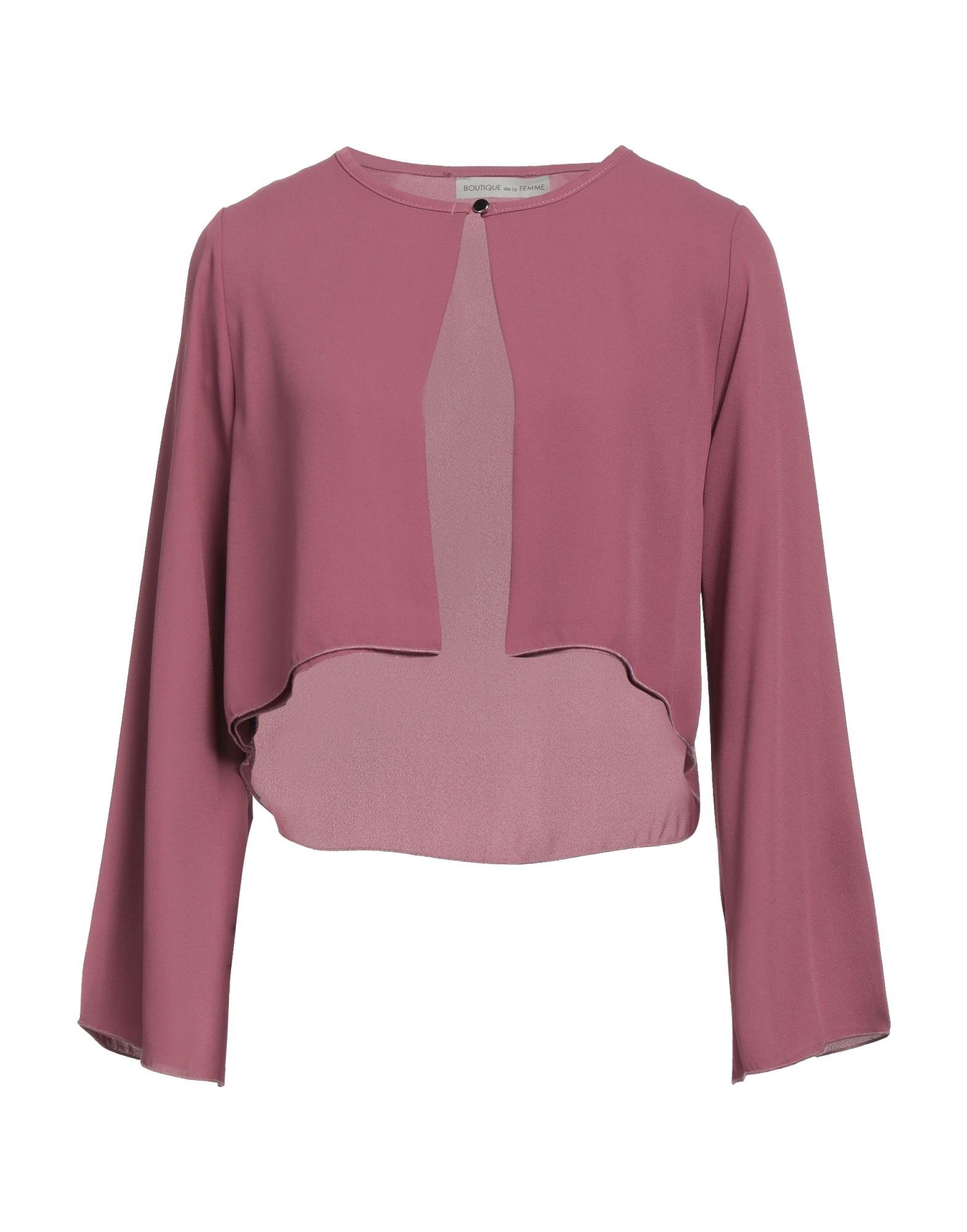 Shop Boutique De La Femme Woman Blazer Mauve Size S Polyester In Purple