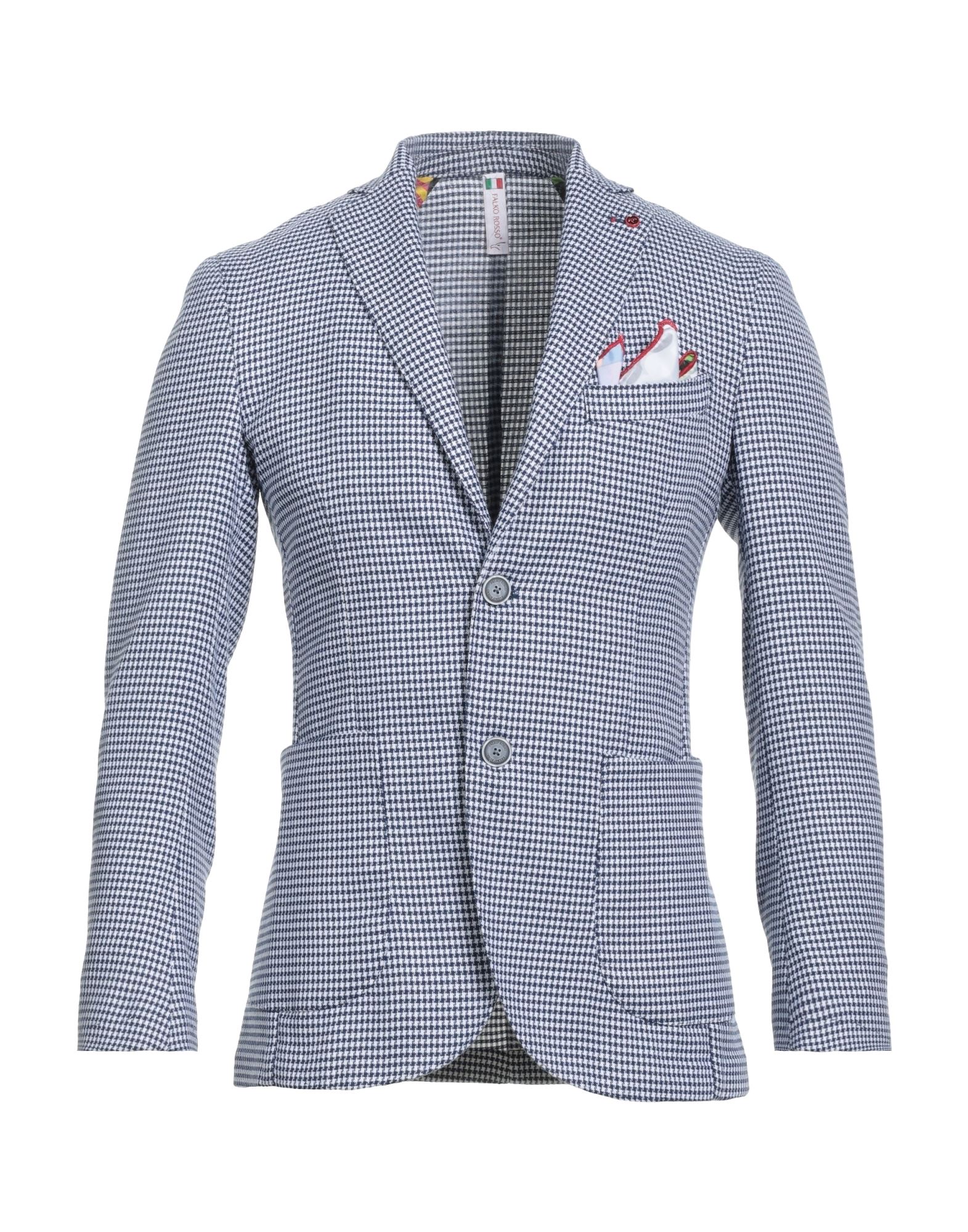 Falko Rosso® Falko Rosso Man Suit Jacket Blue Size 36 Polyester, Viscose, Cotton, Elastane