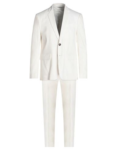 Mauro Grifoni Man Suit White Size 40 Linen, Viscose, Elastane