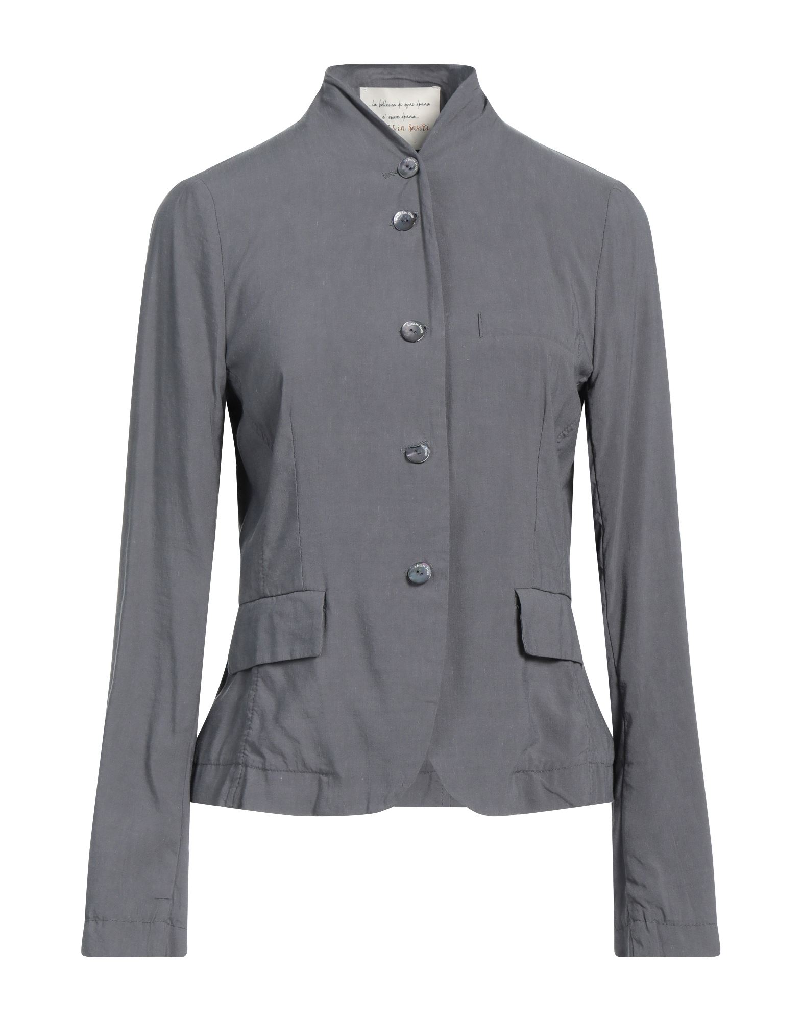 Alessia Santi Suit Jackets In Grey