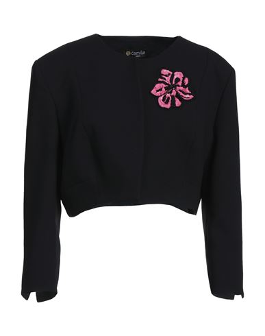 Camilla  Milano Camilla Milano Woman Suit Jacket Black Size 8 Polyester