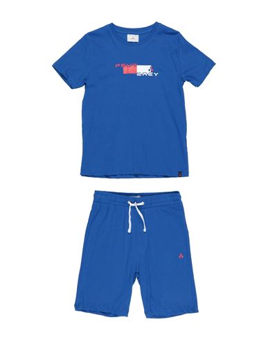 Peuterey Babies'  Toddler Boy Co-ord Black Size 3 Cotton In Blue