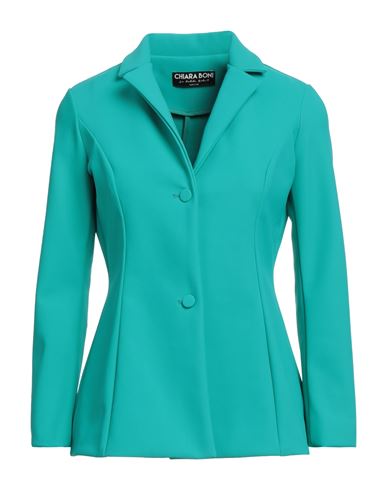 Chiara Boni La Petite Robe Woman Blazer Turquoise Size 10 Polyamide, Elastane In Blue