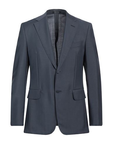 Dunhill Man Blazer Grey Size 50 Mohair Wool, Wool