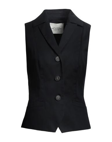 Rue•8isquit Woman Suit Jacket Black Size 8 Cotton, Elastane
