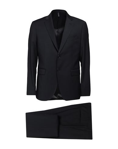 Santaniello Man Suit Black Size 40 Polyester, Wool, Elastane