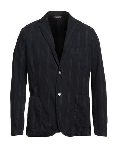 Original Vintage Style Man Suit Jacket Midnight Blue Size 38 Cotton